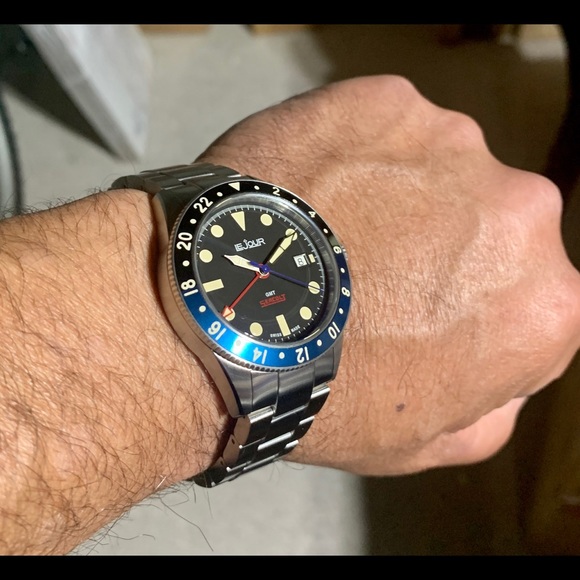 Le Jour Watch Seacolt GMT Batman Sapphire Crystal - Picture 8 of 16